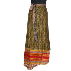 Vintage Silk Magic Wrap Skirt SW1241