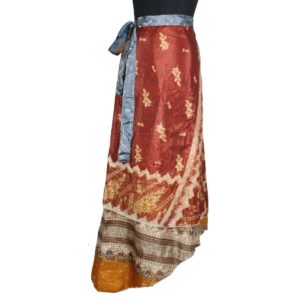 Vintage Silk Magic Wrap Skirt SW1247