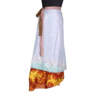 Vintage Silk Magic Wrap Skirt SW1254