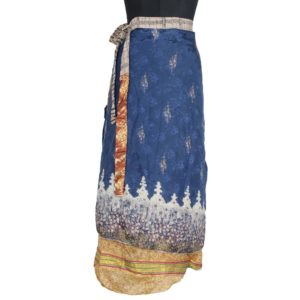 Vintage Silk Magic Wrap Skirt SW1255