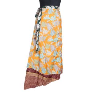Vintage Silk Magic Wrap Skirt SW1256