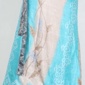 Vintage Silk Magic Wrap Skirt SW1259