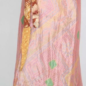 Vintage Silk Magic Wrap Skirt SW1260