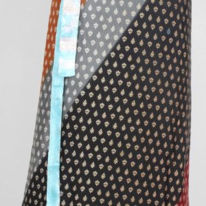 Vintage Silk Magic Wrap Skirt SW1261