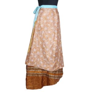 Vintage Silk Magic Wrap Skirt SW1263