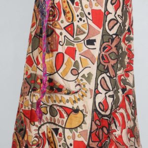 Vintage Silk Magic Wrap Skirt SW1266