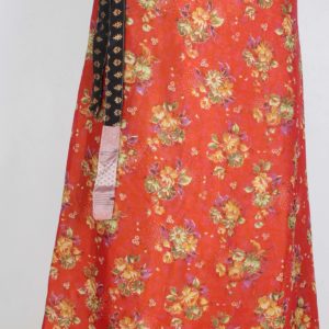 Vintage Silk Magic Wrap Skirt SW1274