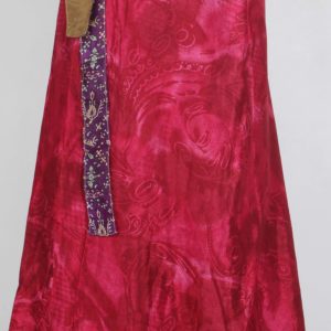 Vintage Silk Magic Wrap Skirt SW1275