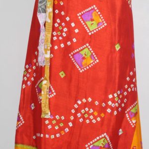 Vintage Silk Magic Wrap Skirt SW1276