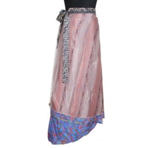 Vintage Silk Magic Wrap Skirt SW1279