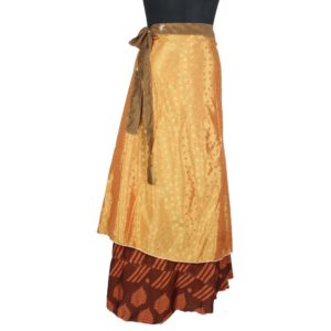 Vintage Silk Magic Wrap Skirt SW1280