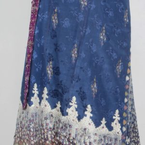 Vintage Silk Magic Wrap Skirt SW1282