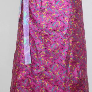 Vintage Silk Magic Wrap Skirt SW1286