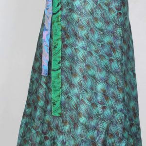 Vintage Silk Magic Wrap Skirt SW1287
