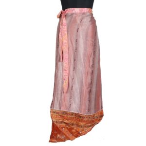 Vintage Silk Magic Wrap Skirt SW1289