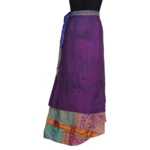 Vintage Silk Magic Wrap Skirt SW129