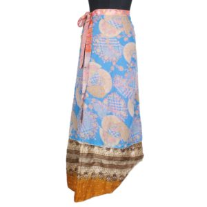 Vintage Silk Magic Wrap Skirt SW1294