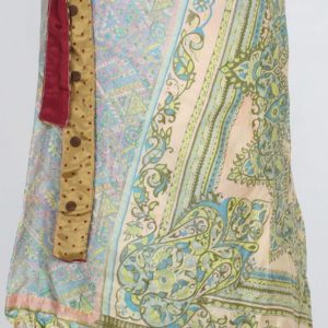 Vintage Silk Magic Wrap Skirt SW1299