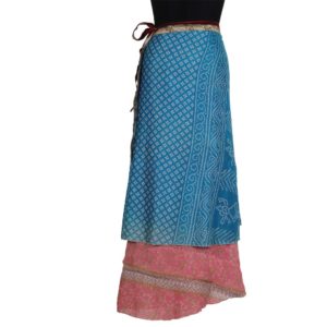 Vintage Silk Magic Wrap Skirt SW130