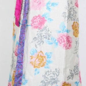 Vintage Silk Magic Wrap Skirt SW1307