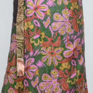 Vintage Silk Magic Wrap Skirt SW1310