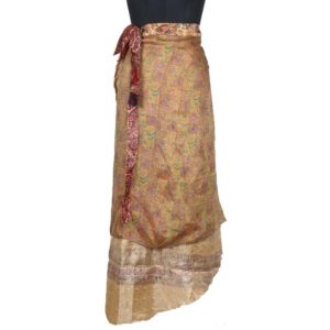 Vintage Silk Magic Wrap Skirt SW1312