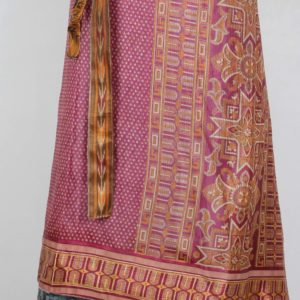 Vintage Silk Magic Wrap Skirt SW1319