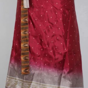 Vintage Silk Magic Wrap Skirt SW1320