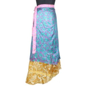 Vintage Silk Magic Wrap Skirt SW1321