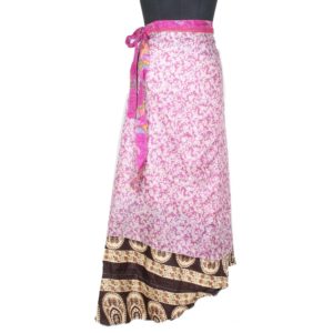Vintage Silk Magic Wrap Skirt SW1324