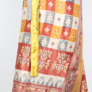 Vintage Silk Magic Wrap Skirt SW1326