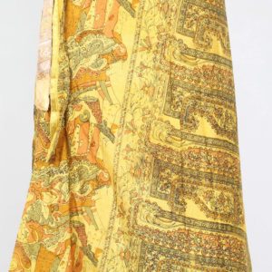 Vintage Silk Magic Wrap Skirt SW1329