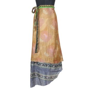 Vintage Silk Magic Wrap Skirt SW1332