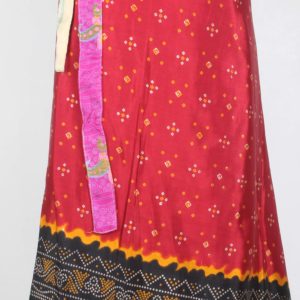 Vintage Silk Magic Wrap Skirt SW1334