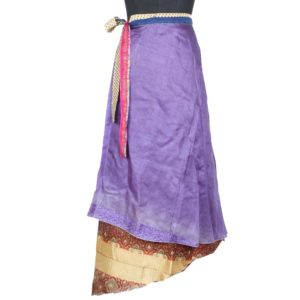 Vintage Silk Magic Wrap Skirt SW1336