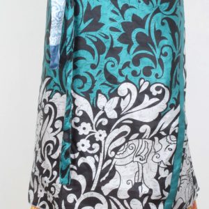Vintage Silk Magic Wrap Skirt SW1339