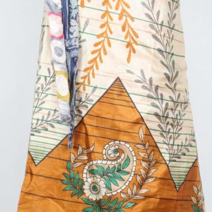 Vintage Silk Magic Wrap Skirt SW1342