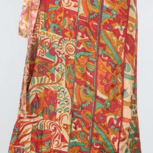 Vintage Silk Magic Wrap Skirt SW1343
