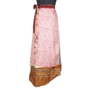 Vintage Silk Magic Wrap Skirt SW1345