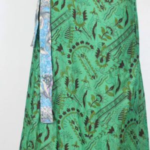 Vintage Silk Magic Wrap Skirt SW1347