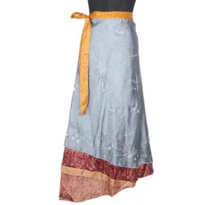 Vintage Silk Magic Wrap Skirt SW1351