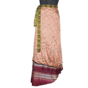 Vintage Silk Magic Wrap Skirt SW1352