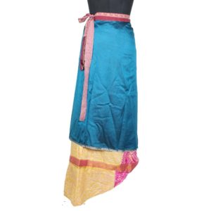 Vintage Silk Magic Wrap Skirt SW1354
