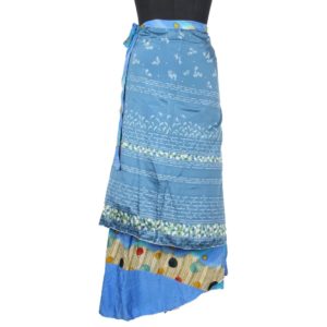 Vintage Silk Magic Wrap Skirt SW1361