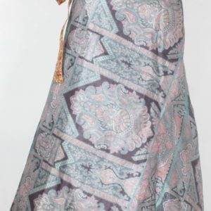 Vintage Silk Magic Wrap Skirt SW1364
