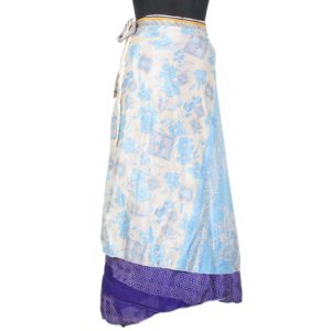 Vintage Silk Magic Wrap Skirt SW1368