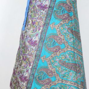 Vintage Silk Magic Wrap Skirt SW1372