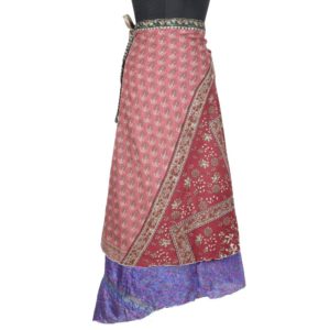 Vintage Silk Magic Wrap Skirt SW1373