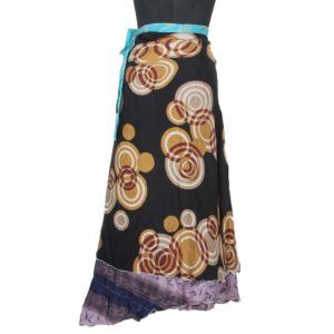 Vintage Silk Magic Wrap Skirt SW1375