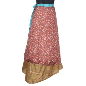 Vintage Silk Magic Wrap Skirt SW1378